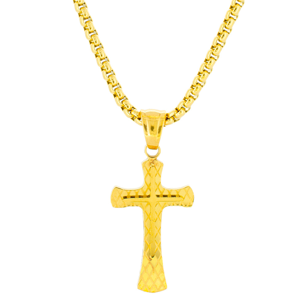 Gargantilla Cruz Doble