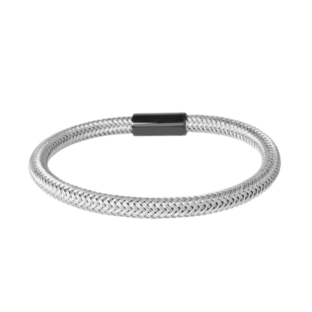 Pulsera Malla de Acero con Broche de Iman