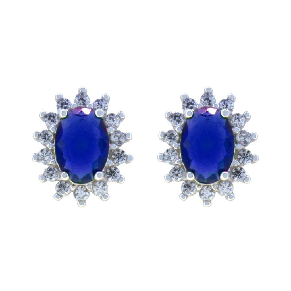 Aretes Princesa Roseta color Azul