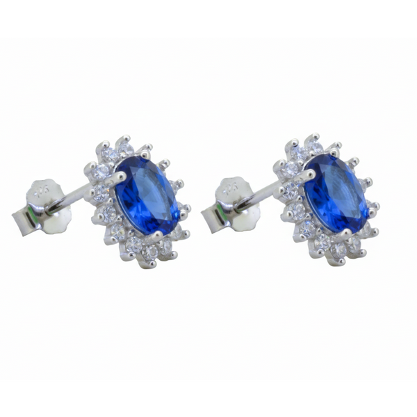 Aretes Princesa Roseta color Azul