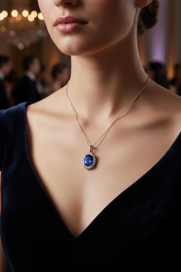 Gargantilla Princesa Roseta color Azul