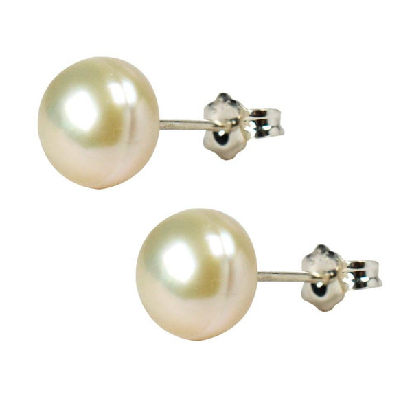 Broquel de Perla Natural en Plata .925