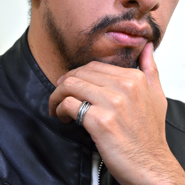 Anillos de acero inoxidable hombre sale
