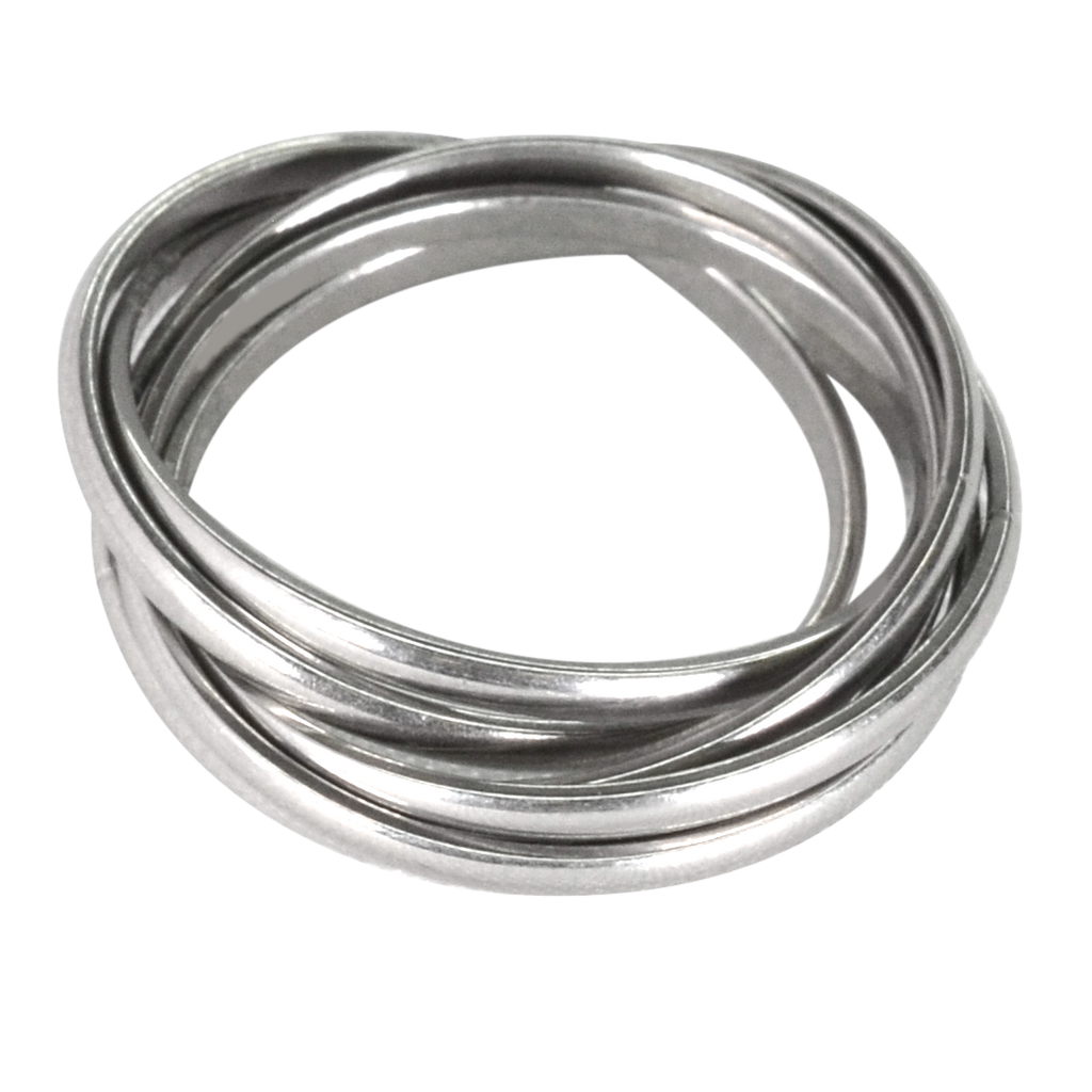 Anillo aros entrelazados 2025